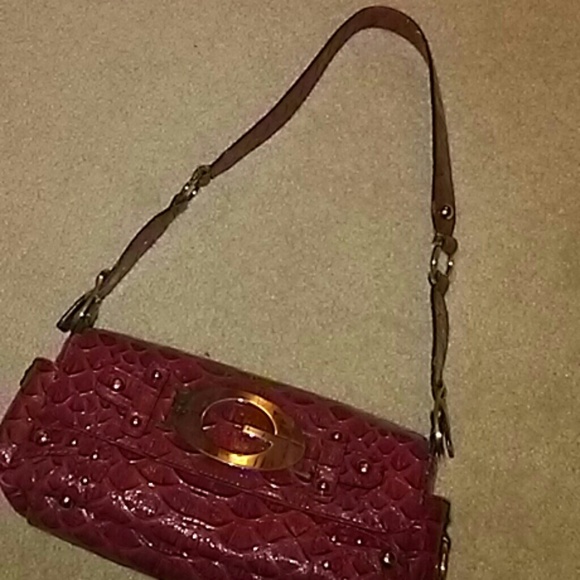 dark red purse